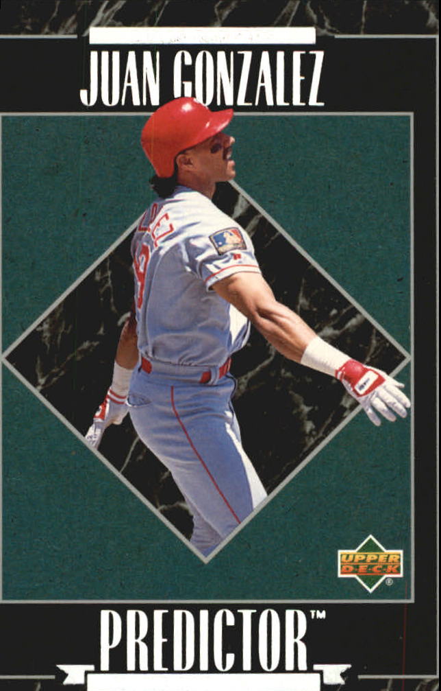 1995 Upper Deck Predictor League Leaders Exchange #R3 Juan Gonzalez