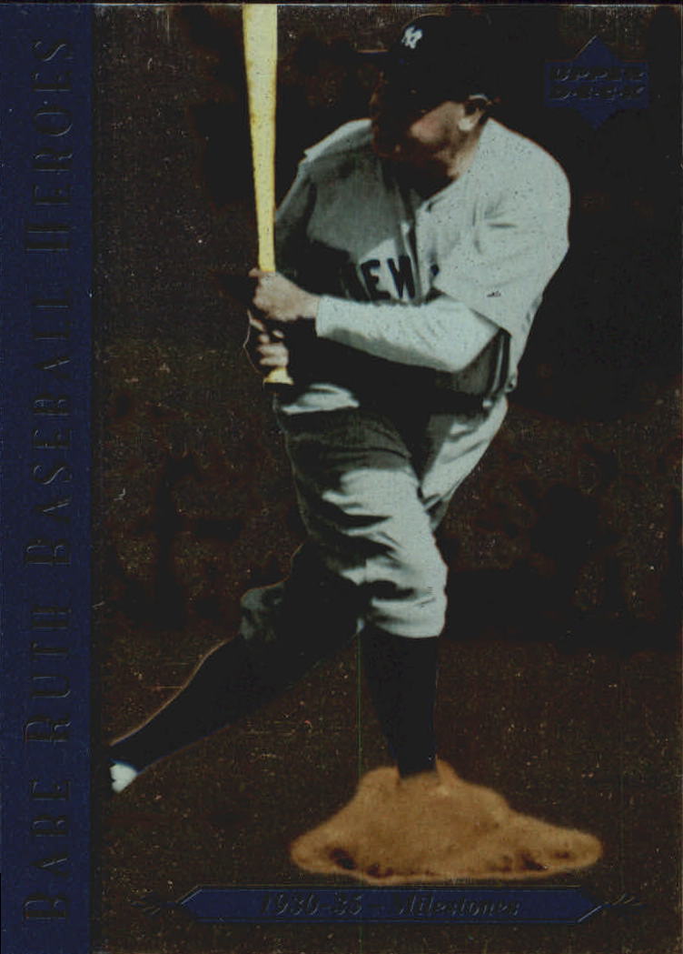 1995 Upper Deck Ruth Heroes #80 Babe Ruth/1930-35 Milestones front image