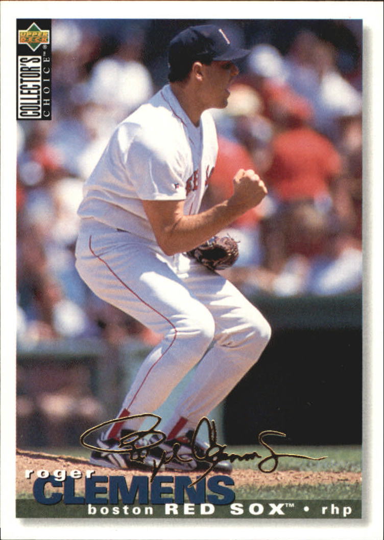 1995 Collector's Choice Gold Signature #410 Roger Clemens