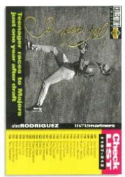 1995 Collector's Choice Gold Signature #527 Alex Rodriguez CL