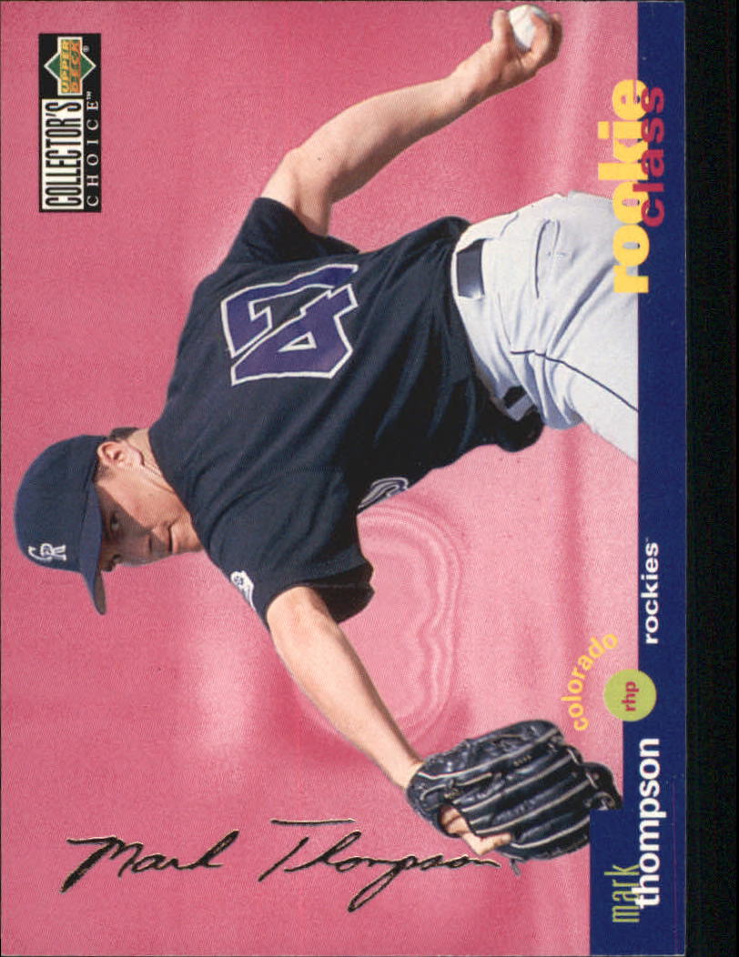 1995 Collector's Choice Silver Signature #11 Mark Thompson
