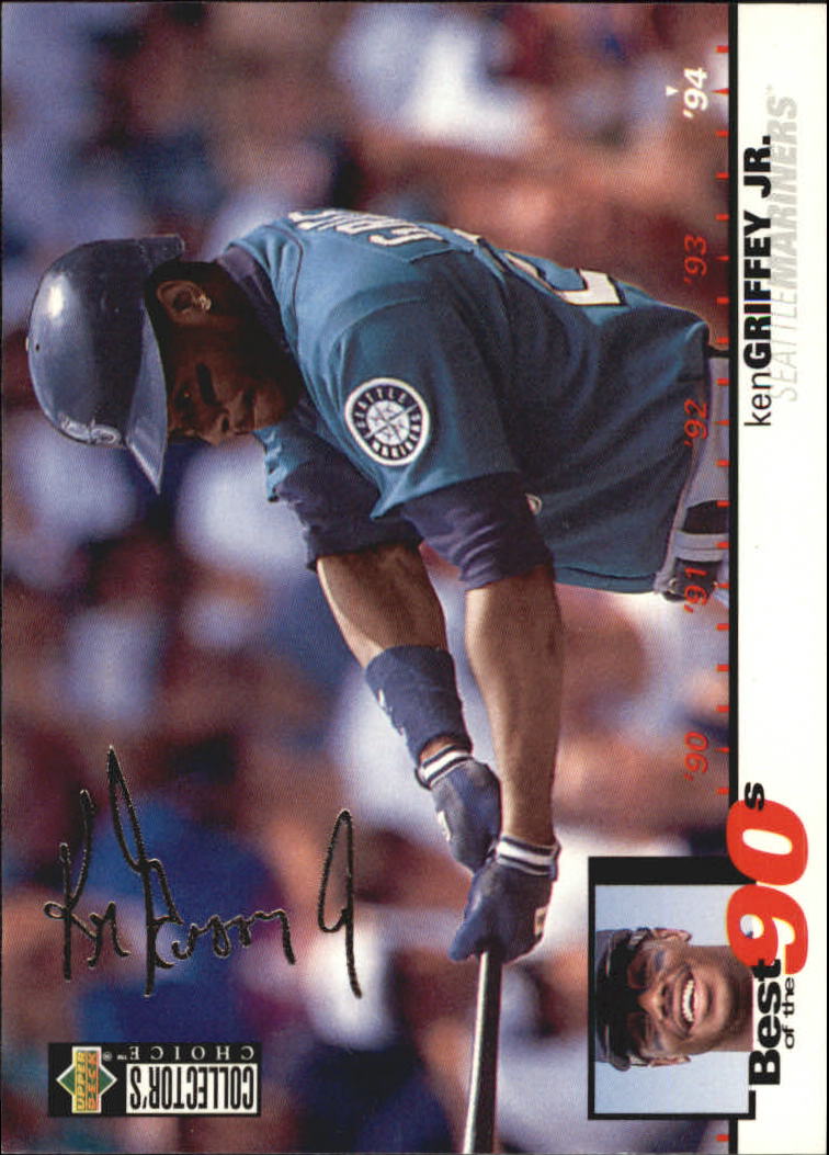 1995 Collector's Choice Silver Signature #62 Ken Griffey Jr. B90