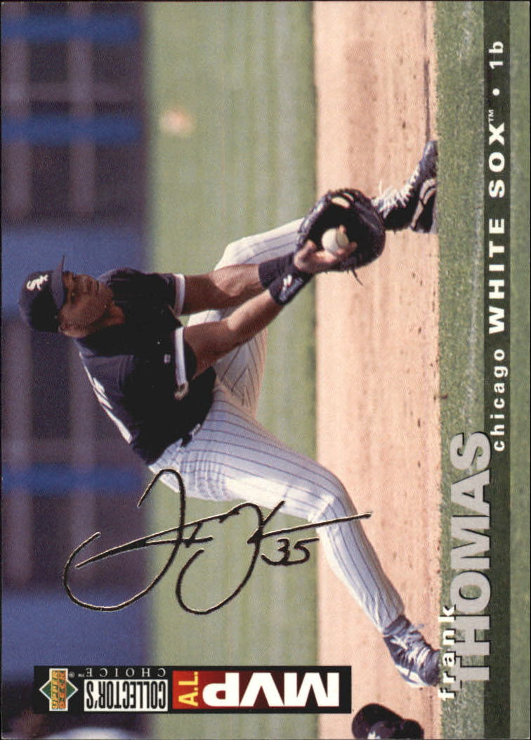 1995 Collector's Choice Silver Signature #75 Frank Thomas
