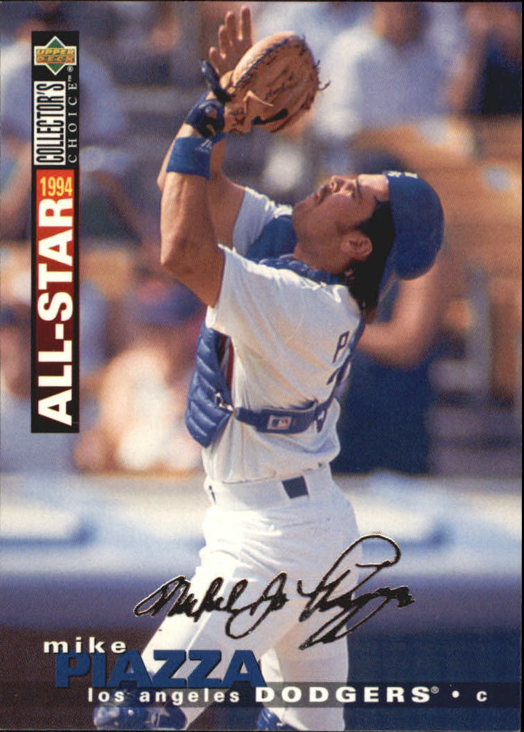 1995 Collector's Choice Silver Signature #80 Mike Piazza