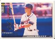 1995 Collector's Choice Silver Signature #154 Chipper Jones