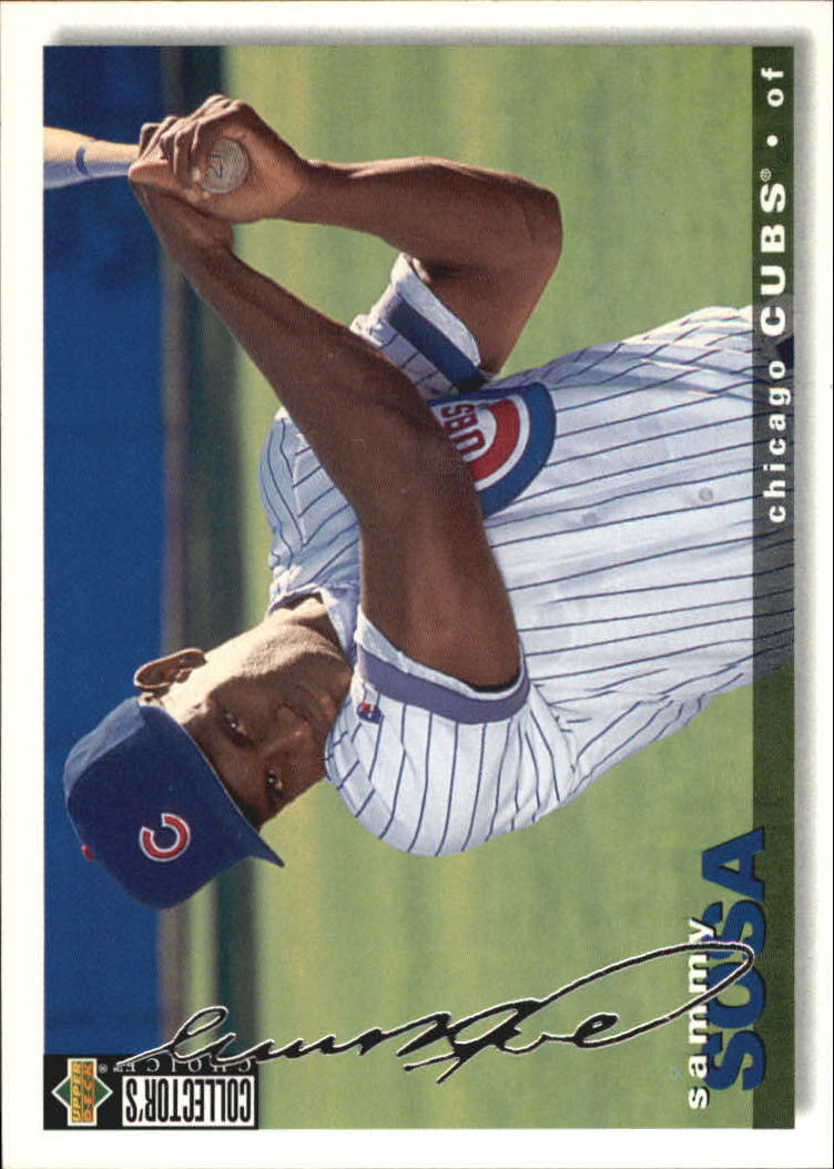 1995 Collector's Choice Silver Signature #210 Sammy Sosa