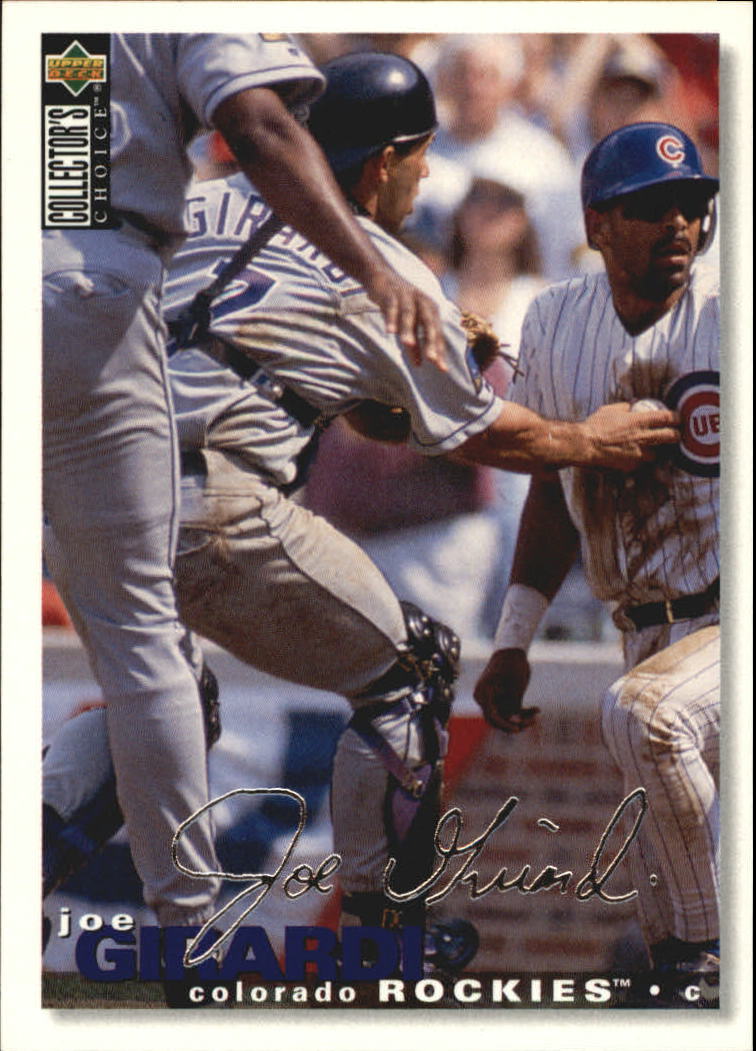 1995 Collector's Choice Silver Signature #448 Joe Girardi
