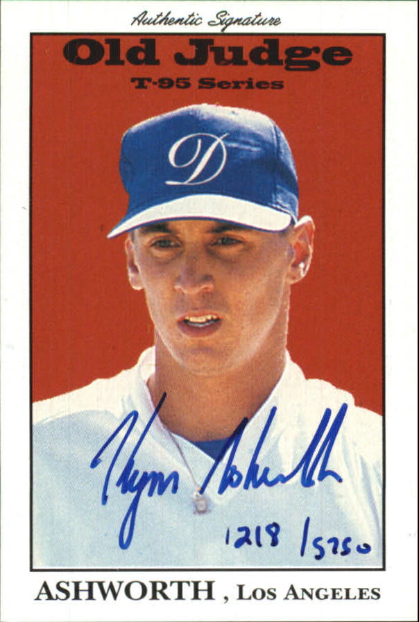 1995 Signature Rookies Old Judge Signatures #2 Kym Ashworth