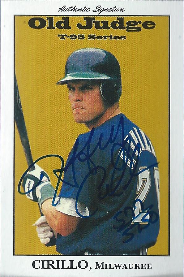 1995 Signature Rookies Old Judge Signatures #10 Jeff Cirillo