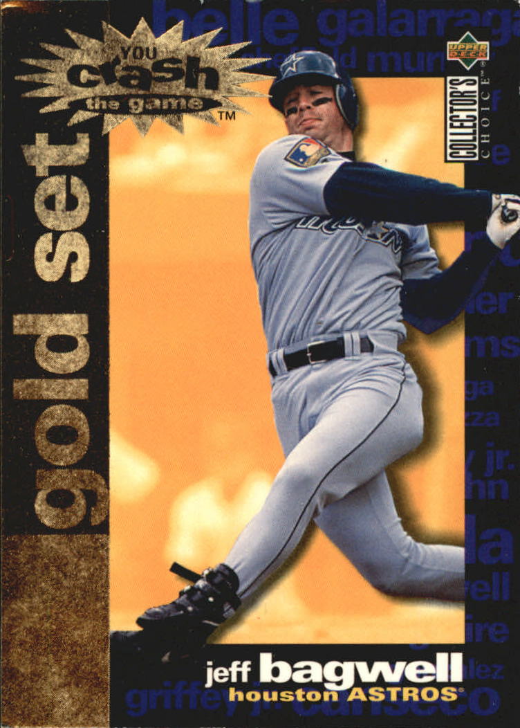 1995 Collector's Choice Crash the Game Gold Exchange #1 Jeff Bagwell