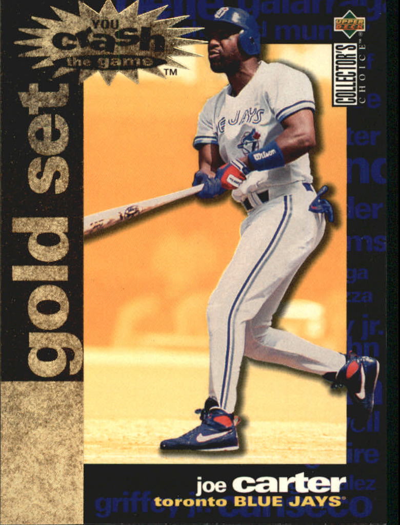 1995 Collector's Choice Crash the Game Gold Exchange #5 Joe Carter
