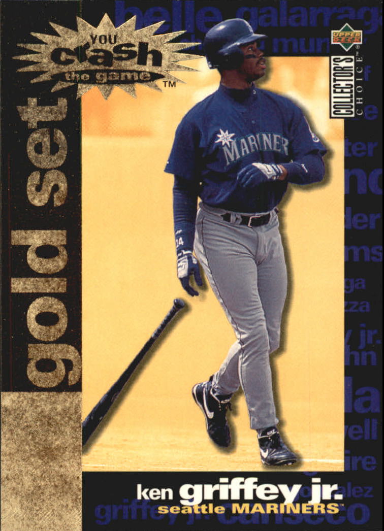 1995 Collector's Choice Crash the Game Gold Exchange #8 Ken Griffey Jr.