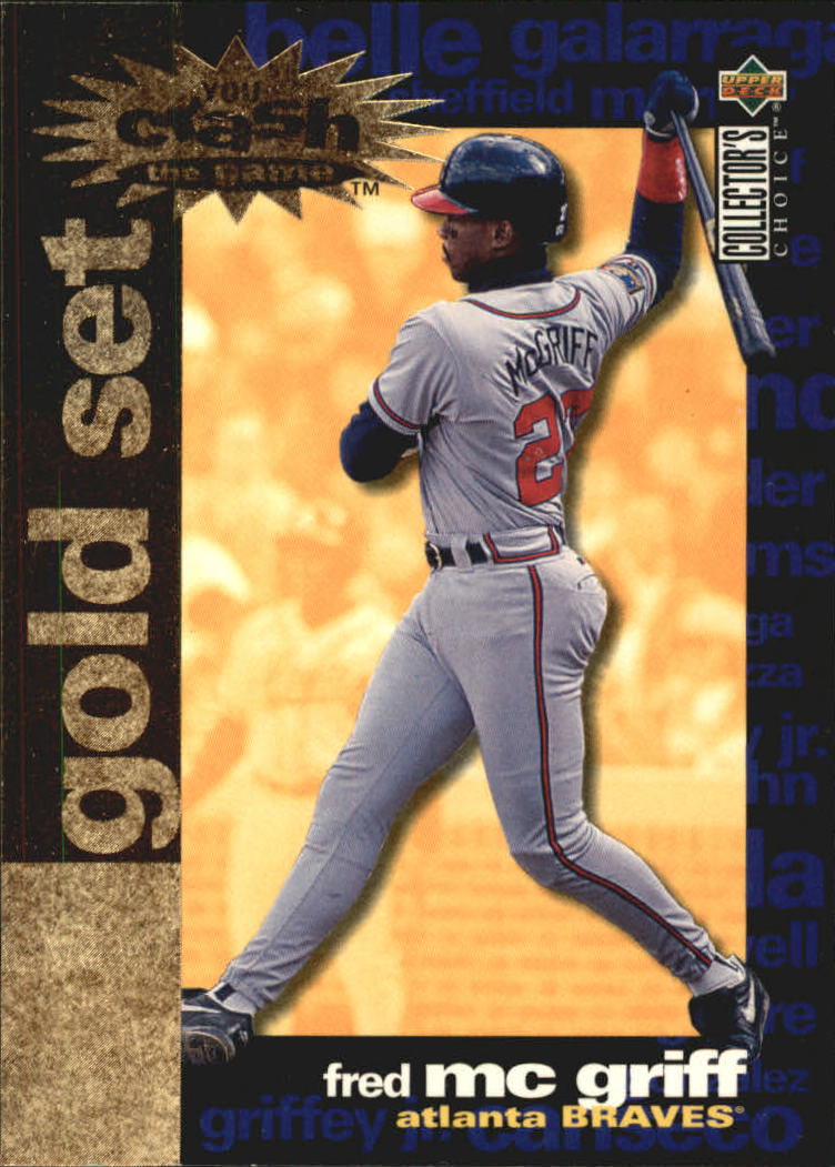 1995 Collector's Choice Crash the Game Gold Exchange #12 Fred McGriff