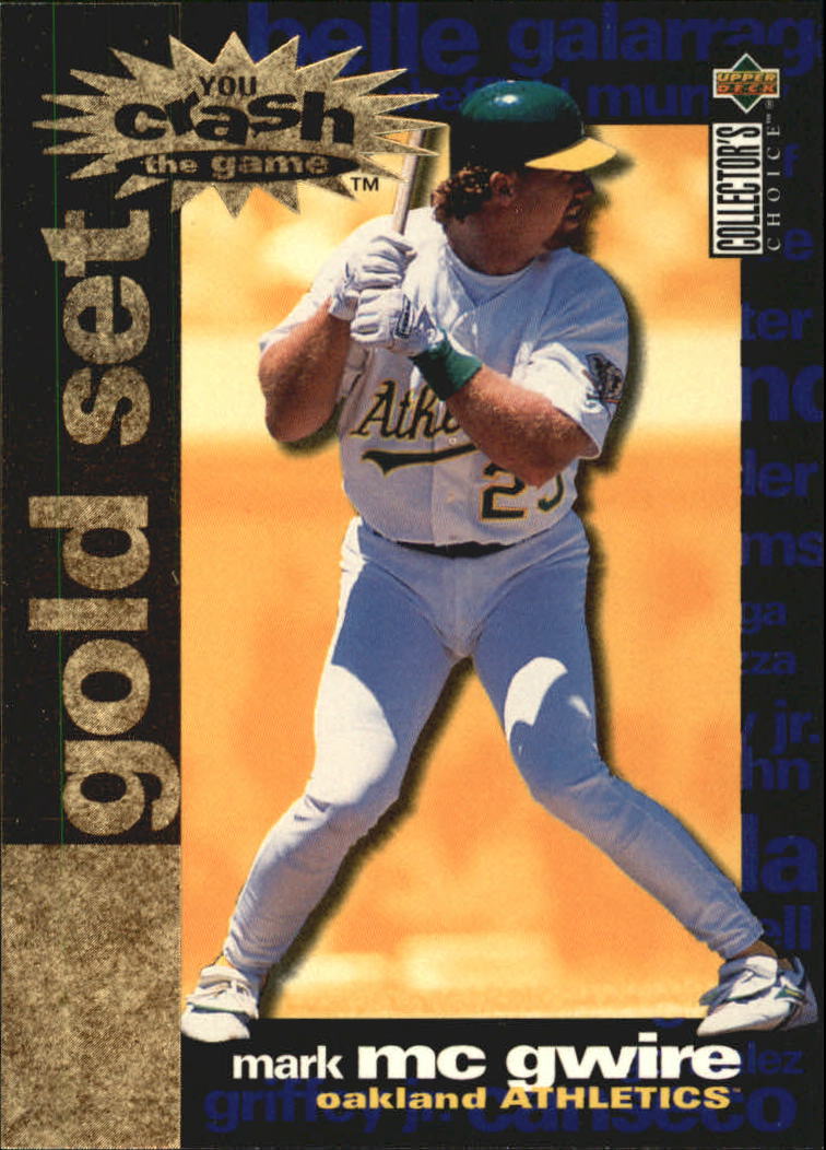 1995 Collector's Choice Crash the Game Gold Exchange #13 Mark McGwire