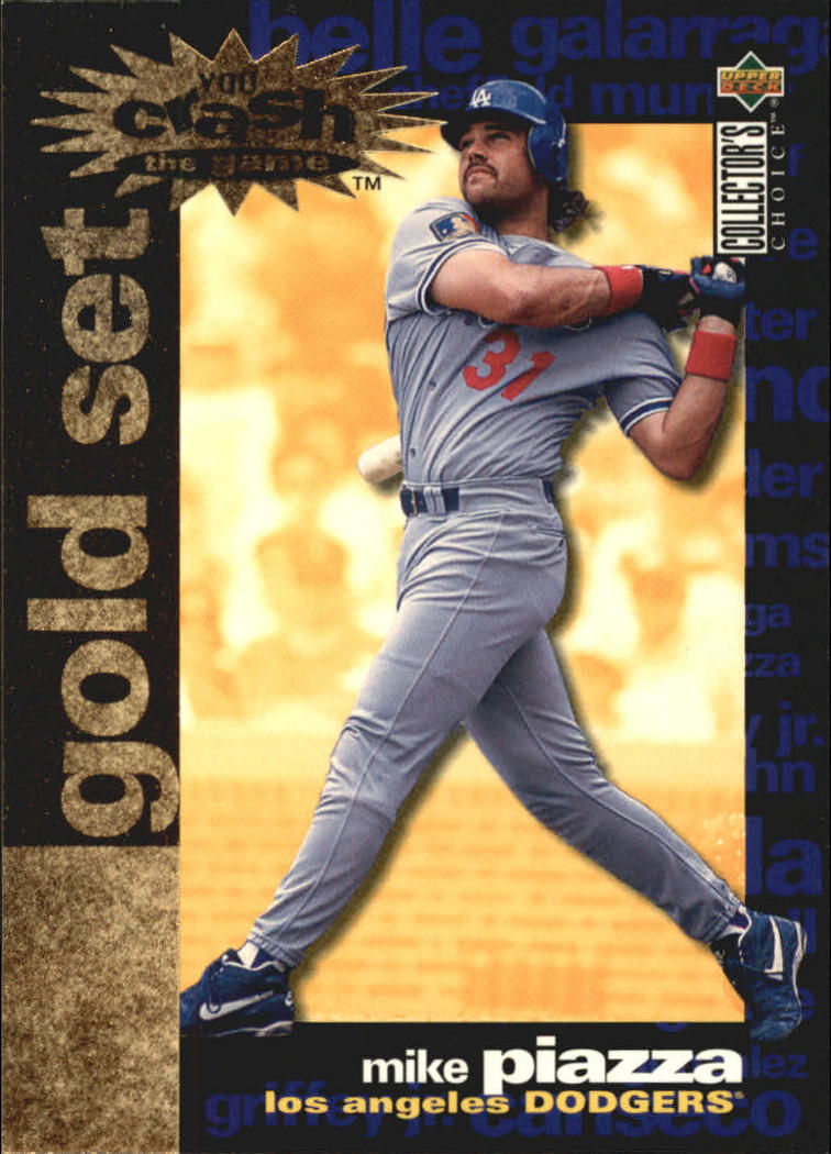 1995 Collector's Choice Crash the Game Gold Exchange #15 Mike Piazza