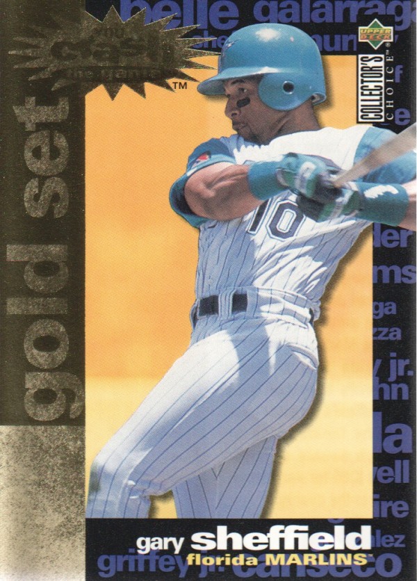 1995 Collector's Choice Crash the Game Gold Exchange #18 Gary Sheffield