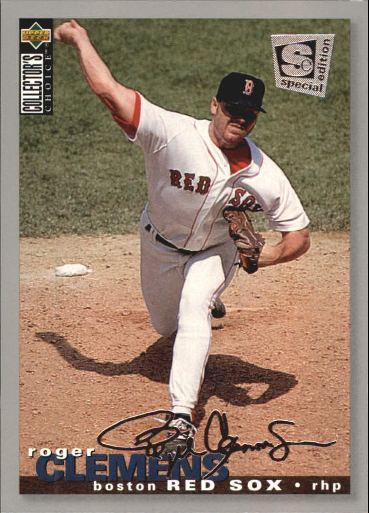 1995 Collector's Choice SE Silver Signature #190 Roger Clemens