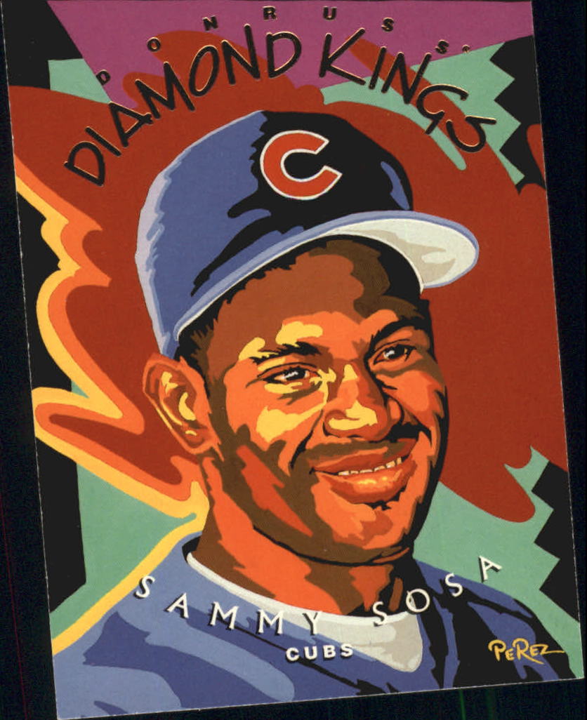 1995 Donruss Diamond Kings #DK14 Sammy Sosa