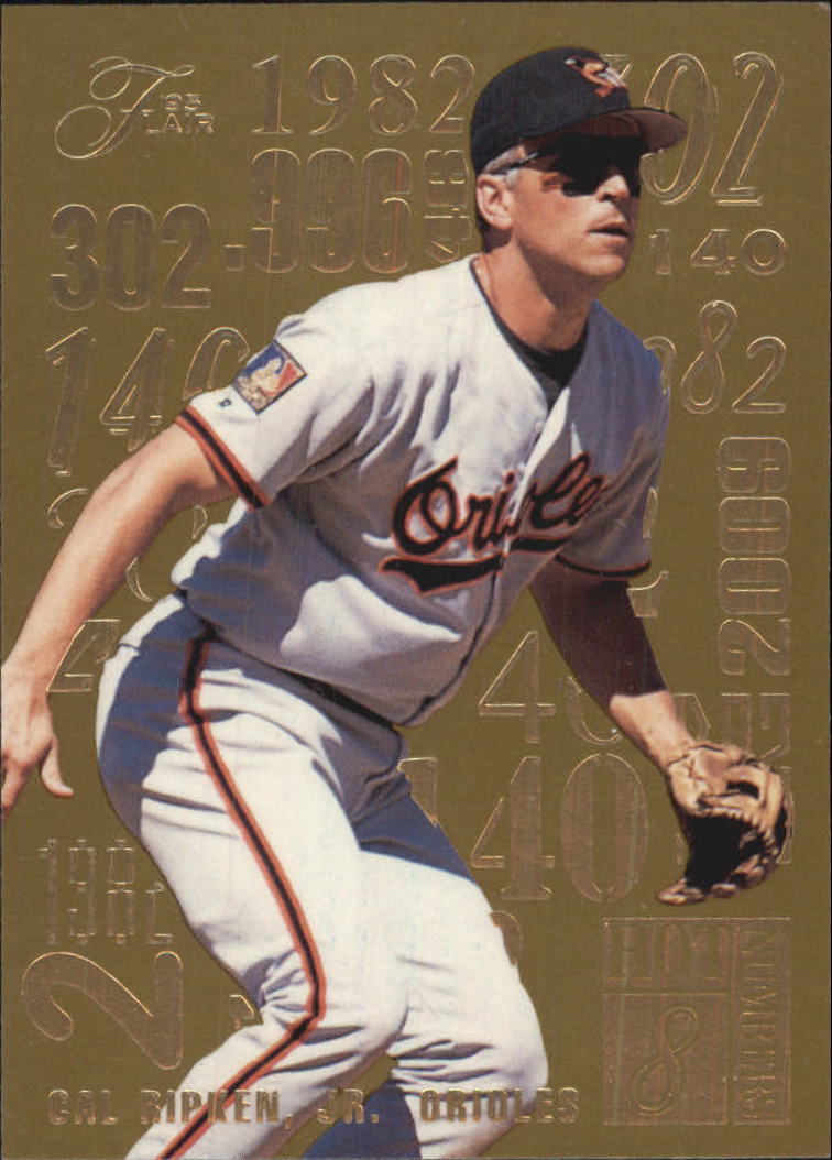 1995 Flair Hot Numbers #8 Cal Ripken
