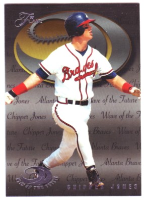 1995 Flair Wave of the Future #9 Chipper Jones
