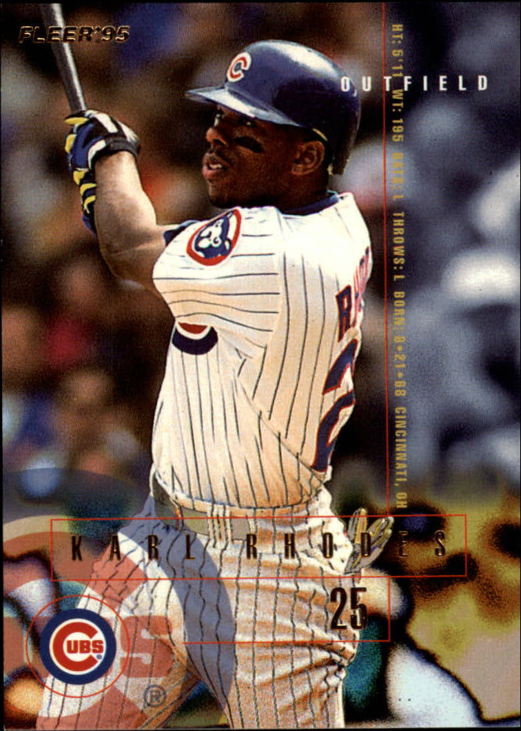 1995 Fleer #422 Karl Rhodes