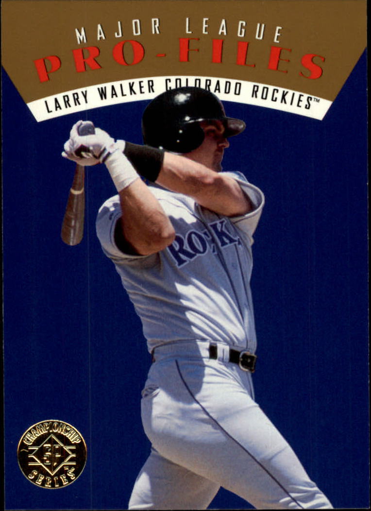 1995 SP Championship #39 Larry Walker MLP