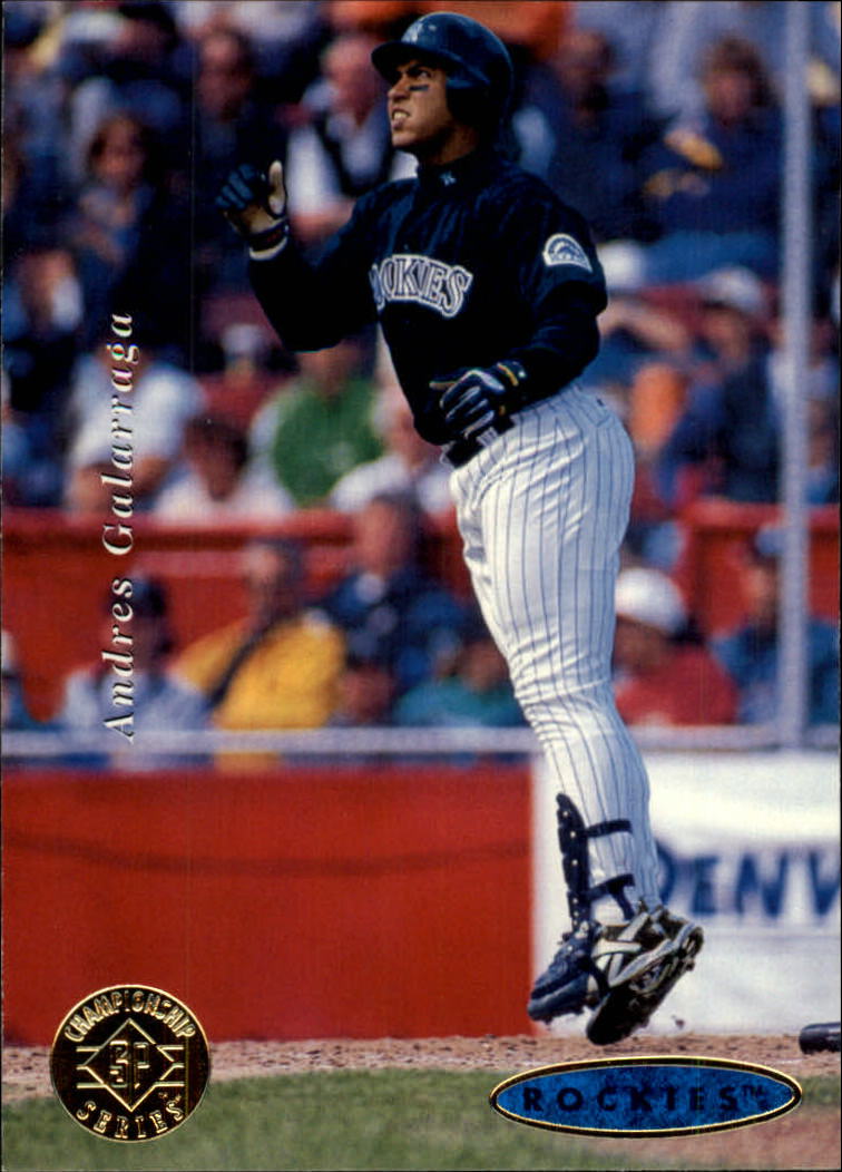 1995 SP Championship #40 Andres Galarraga