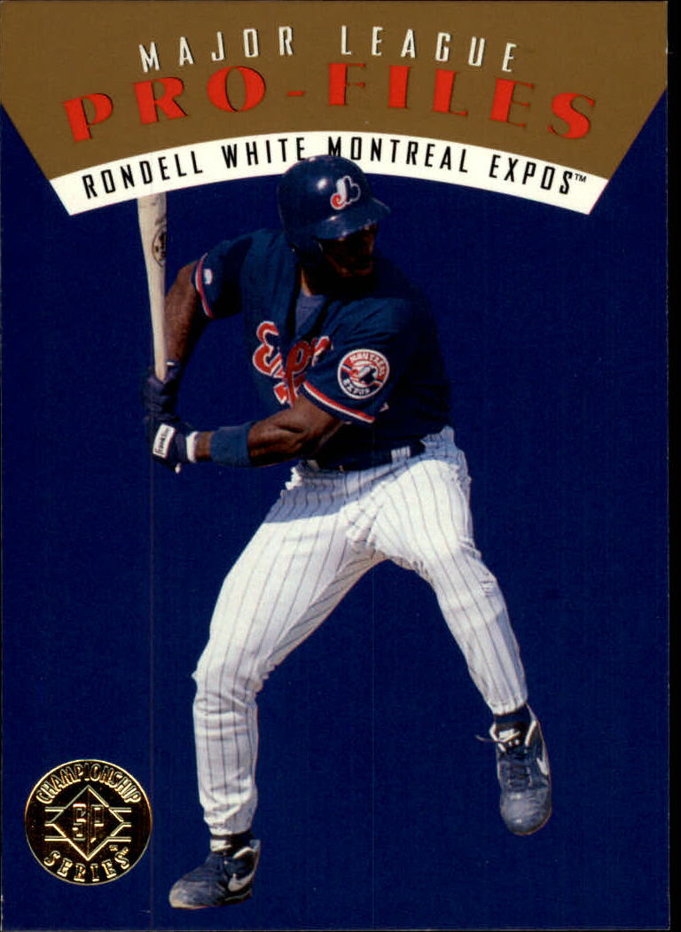 1995 SP Championship #63 Rondell White MLP