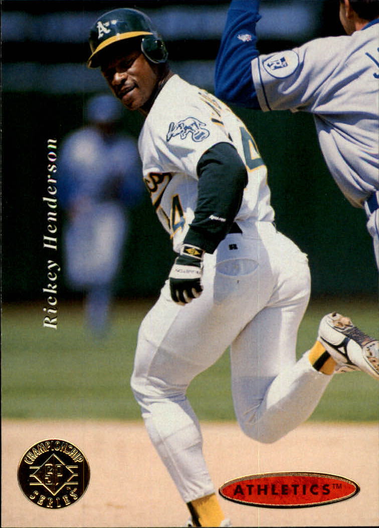 1995 SP Championship #178 Rickey Henderson