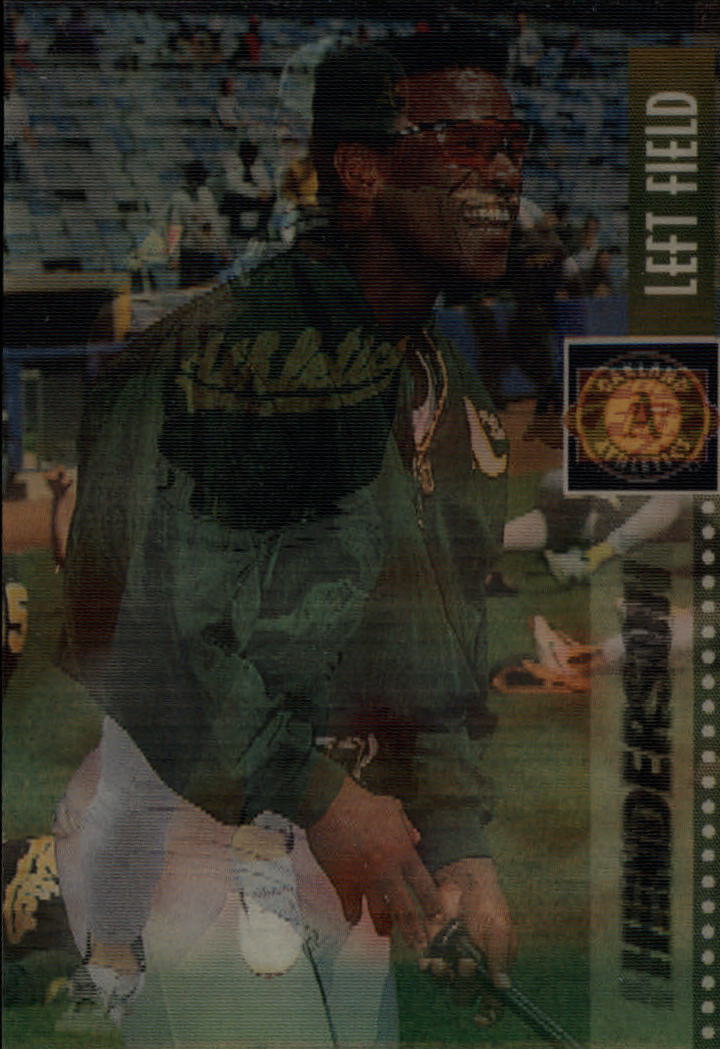 1995 Sportflix #4 Rickey Henderson