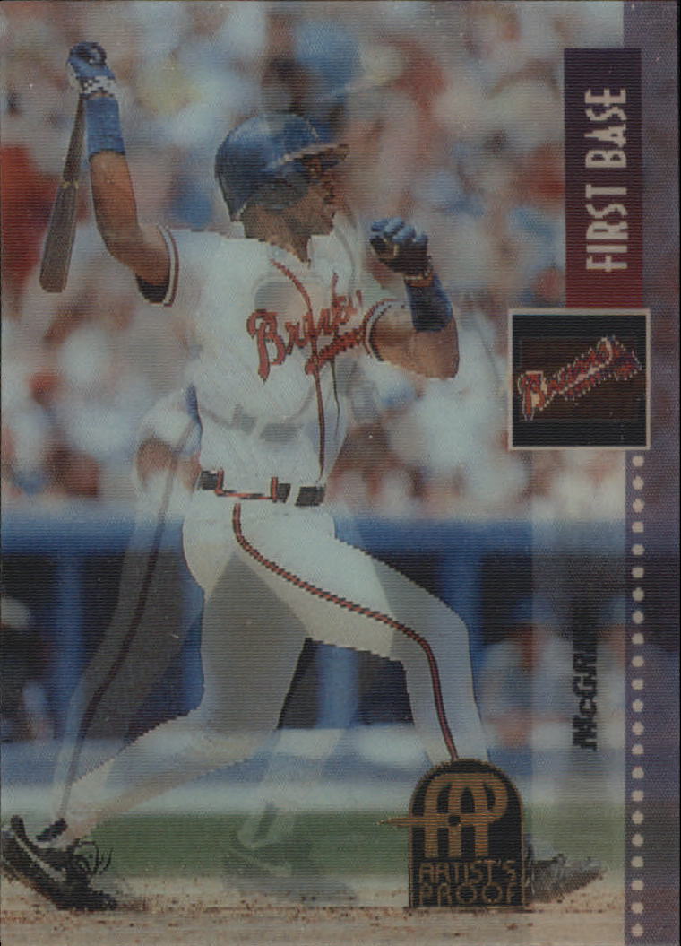 1995 Sportflix Artist's Proofs #3 Fred McGriff