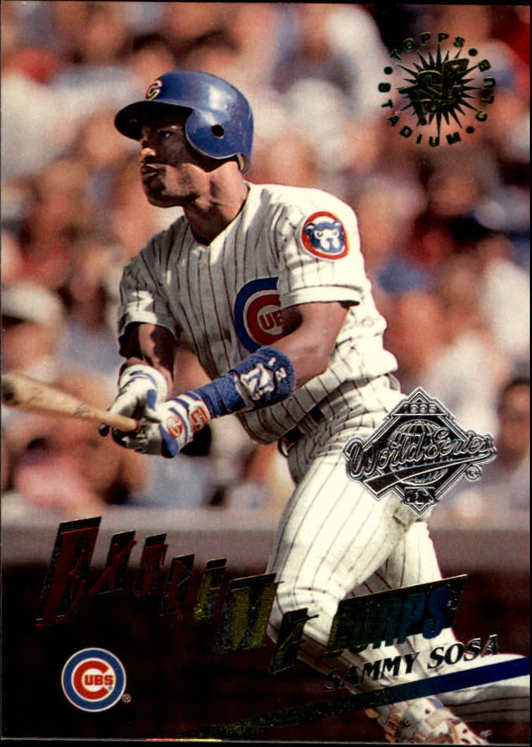 1995 Stadium Club Super Team World Series #497 Sammy Sosa EC