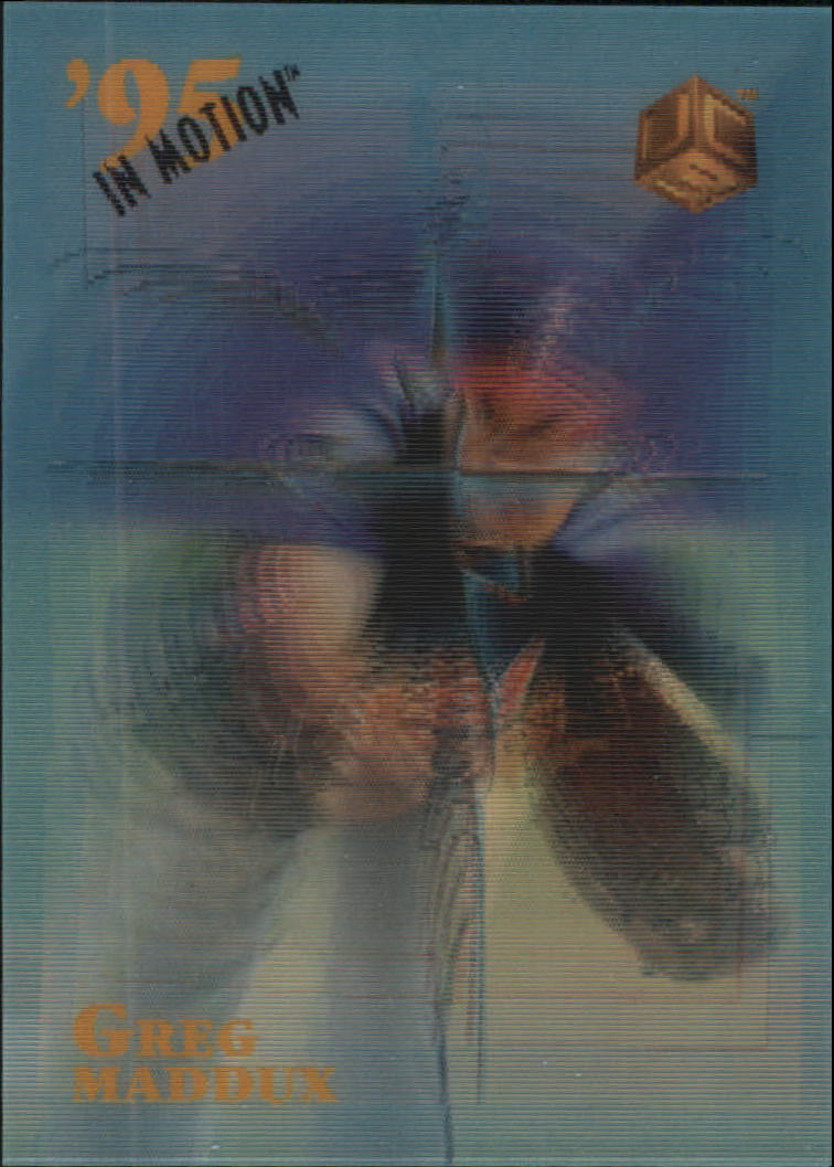 1995 UC3 In Motion #IM8 Greg Maddux