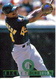 1995 Ultra Gold Medallion #318 Rickey Henderson