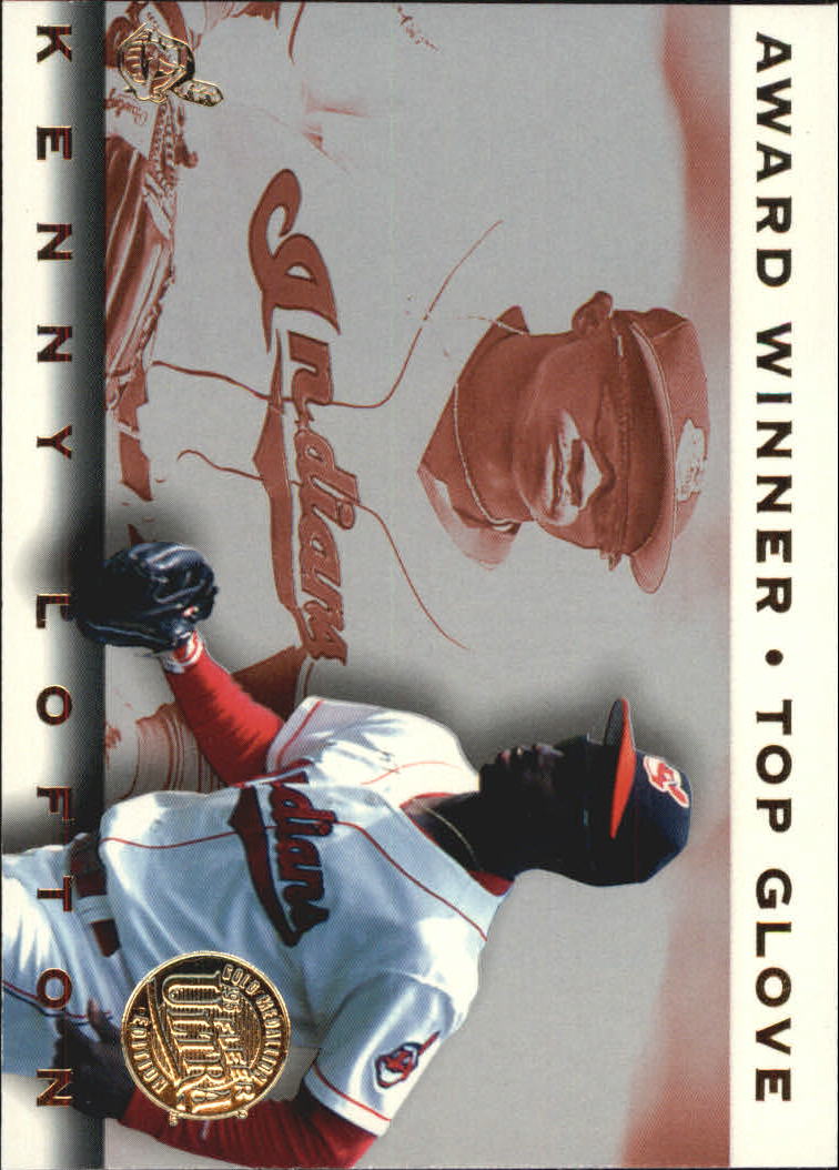 1995 Ultra Award Winners Gold Medallion #7 Kenny Lofton
