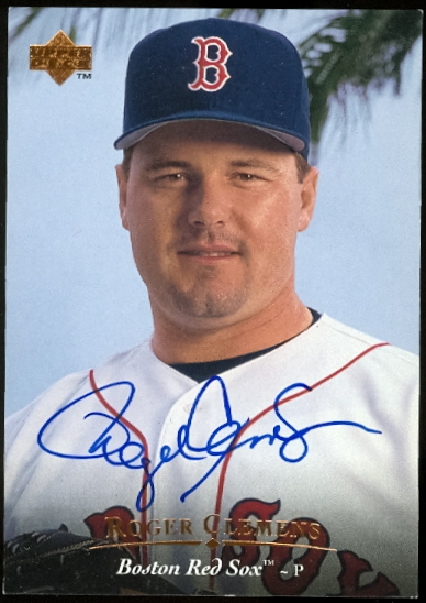 1995 Upper Deck Autographs #AC4 Roger Clemens