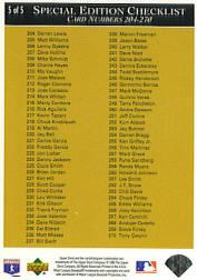 1995 Upper Deck Checklists #5B Mike Schmidt back image