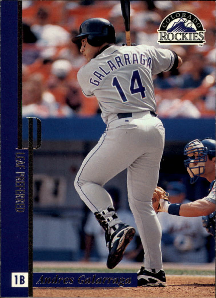 1996 Leaf Preferred #29 Andres Galarraga