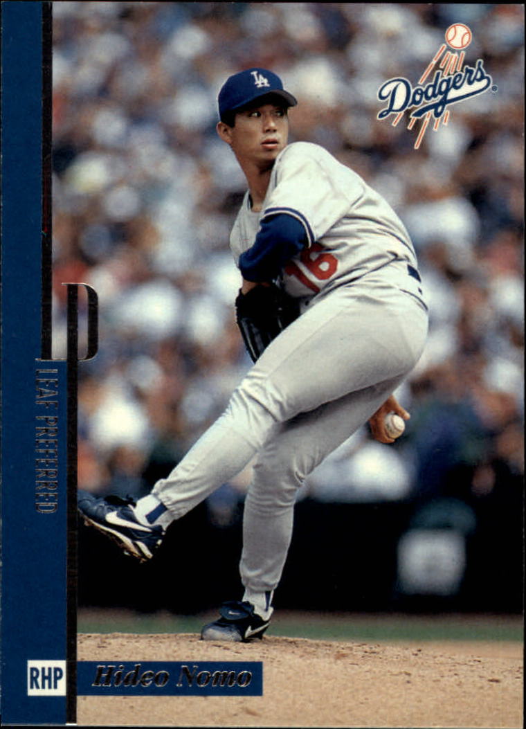 1996 Leaf Preferred #64 Hideo Nomo