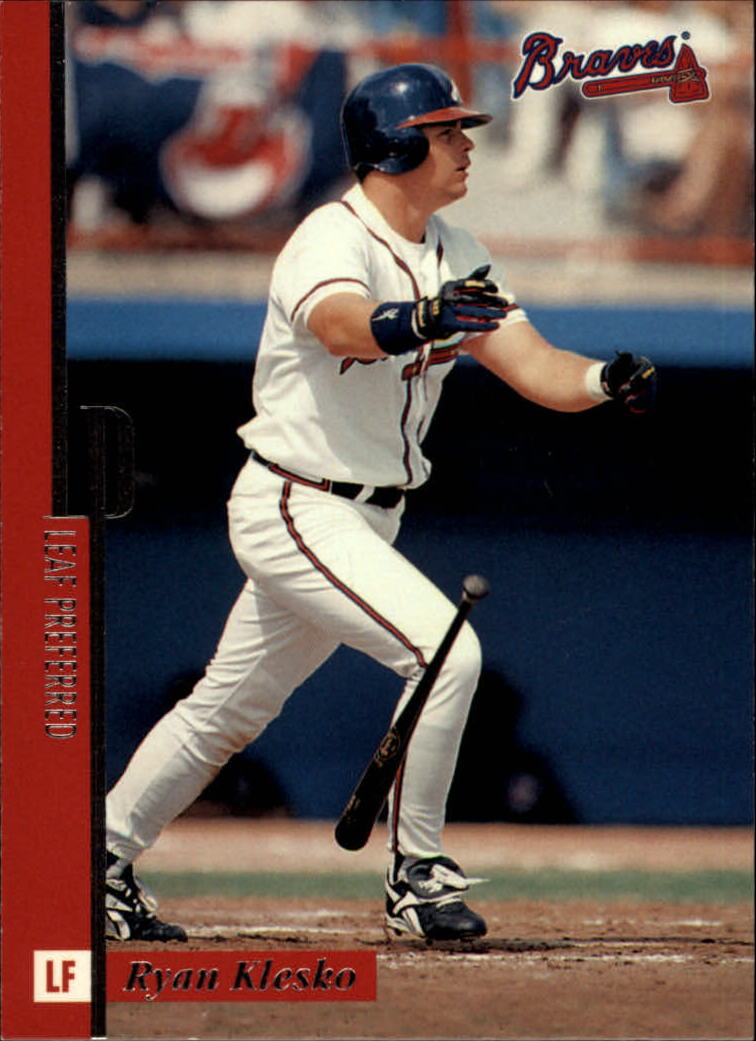 1996 Leaf Preferred #66 Ryan Klesko