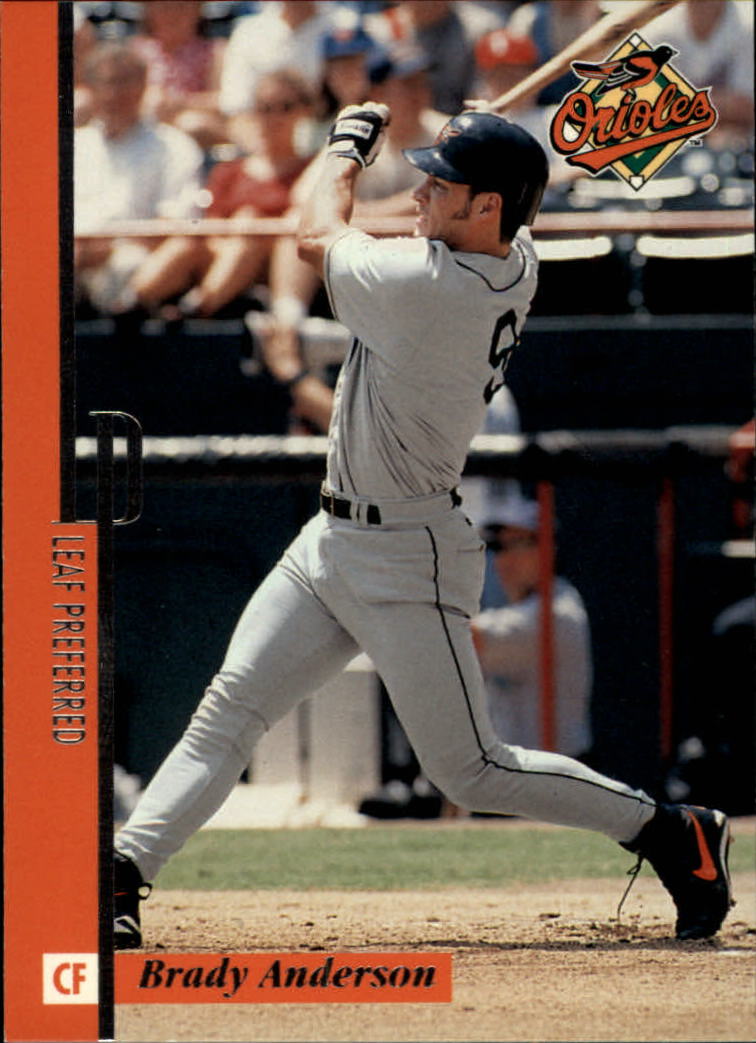 1996 Leaf Preferred #78 Brady Anderson