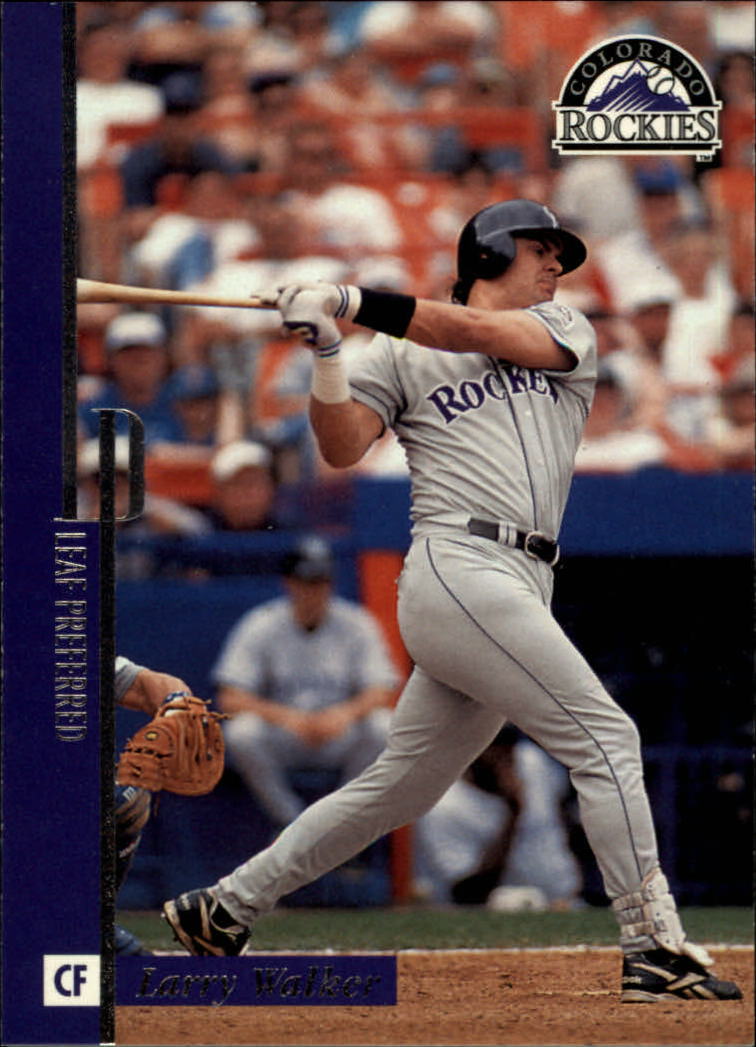 1996 Leaf Preferred #80 Larry Walker