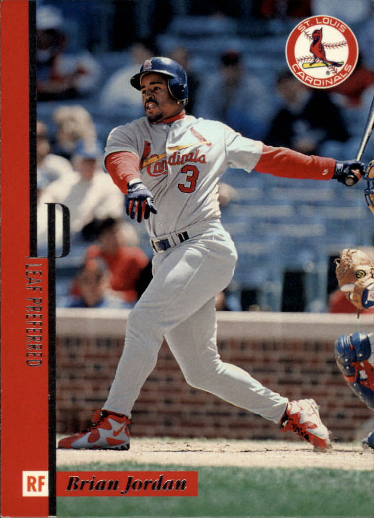 1996 Leaf Preferred #81 Brian Jordan