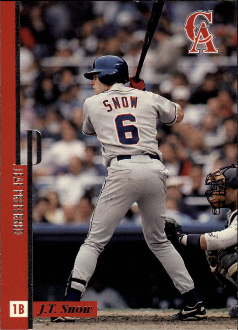 1996 Leaf Preferred #99 J.T. Snow