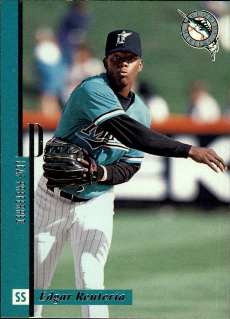 1996 Leaf Preferred #142 Edgar Renteria