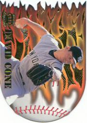 1996 Pacific Prisms Flame Throwers #FT8 David Cone