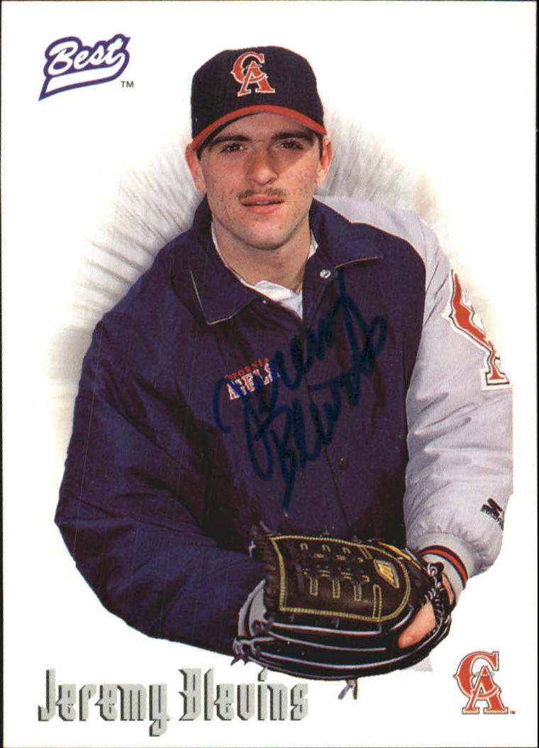 1996 Best Autographs #6 Jeremy Blevins