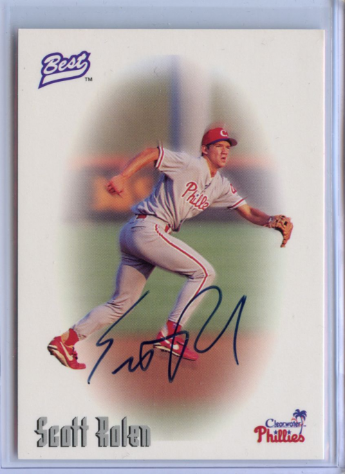 1996 Best Autographs #62 Scott Rolen
