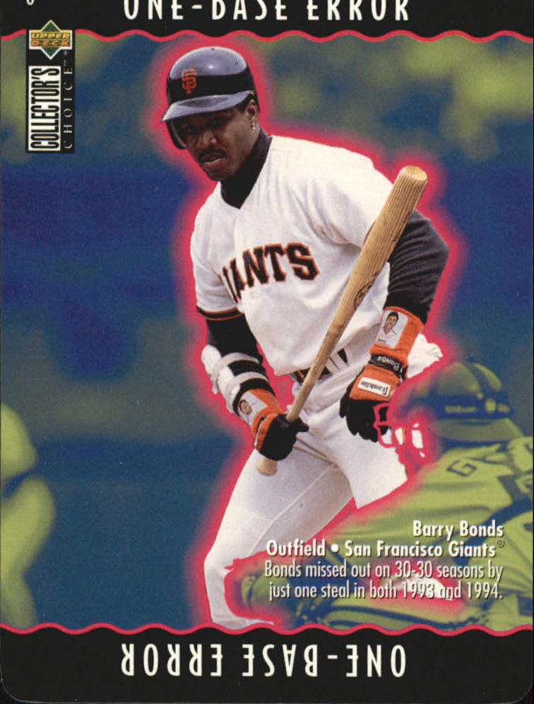 1996 Collector's Choice You Make the Play #8 Barry Bonds