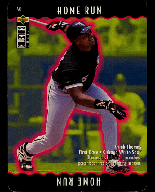 1996 Collector's Choice You Make the Play #40A Frank Thomas